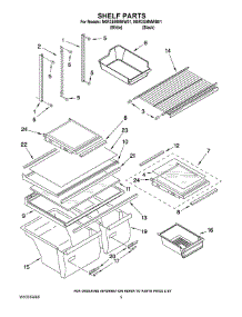 03 - Shelf Parts parts for Whirlpool Refrigerator M0RXEMMWW01 from AppliancePartsPros.com