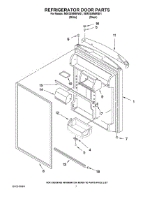 04 - Refrigerator Door Parts parts for Whirlpool Refrigerator M0RXEMMWB01 from AppliancePartsPros.com