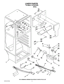 03 - Liner Parts parts for Whirlpool Refrigerator I4TXCGFXQ00 from AppliancePartsPros.com