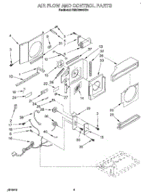 03 - Air Flow And Control parts for Whirlpool Air Conditioner BHAC0500XS4 from AppliancePartsPros.com