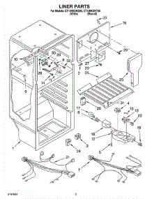03 - Liner parts for Whirlpool Refrigerator CT14NKXKT00 from AppliancePartsPros.com