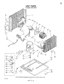 03 - Unit parts for Whirlpool Air Conditioner AHF18041 from AppliancePartsPros.com