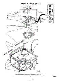 07 - Machine Base parts for Whirlpool Washer LA6300XPW4 from AppliancePartsPros.com