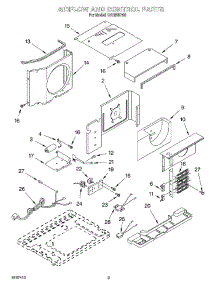 02 - Air Flow And Control parts for Whirlpool Air Conditioner CAH8WR00 from AppliancePartsPros.com