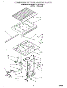 03 - Compartment Separator parts for Kitchenaid Refrigerator KTRC18KAAL11 from AppliancePartsPros.com