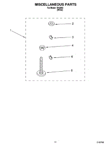 10 - Miscellaneous  Parts, Optional Parts (Not Included) parts for Whirlpool Washer IP43003 from AppliancePartsPros.com