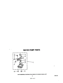 04 - Water Pump parts for Whirlpool Washer LA6900XKW2 from AppliancePartsPros.com