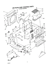 02 - Airflow And Control parts for Whirlpool Air Conditioner AC2504XS0 from AppliancePartsPros.com
