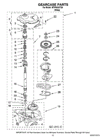 08 - Gearcase Parts, Optional Parts (Not Included) parts for Maytag Washer MTW5630TQ0 from AppliancePartsPros.com