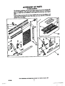 05 - Accessory Kit parts for Whirlpool Air Conditioner AC1804XT0 from AppliancePartsPros.com