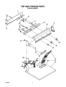 02 - Section parts for Whirlpool Dryer EL5030VL1 from AppliancePartsPros.com