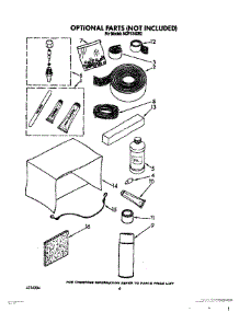 04 - Optional parts for Whirlpool Air Conditioner ACR124XR2 from AppliancePartsPros.com