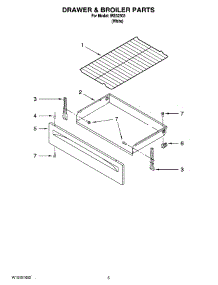 04 - Drawer & Broiler Parts parts for Whirlpool Range IRE32303 from AppliancePartsPros.com