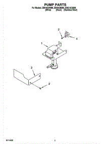03 - Pump Parts parts for Whirlpool Ice Maker ZDIS15CSSM from AppliancePartsPros.com