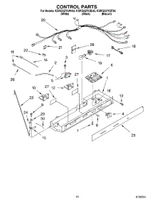 10 - Control Parts parts for Kitchenaid Refrigerator KSRG25FKBT05 from AppliancePartsPros.com