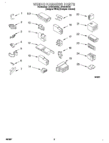 07 - Wiring Harness parts for Whirlpool Washer LBR6133DZ0 from AppliancePartsPros.com
