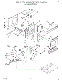 02 - Air Flow And Control parts for Whirlpool Air Conditioner BPAC0700AS1 from AppliancePartsPros.com
