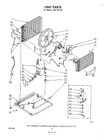 02 - Section parts for Whirlpool Air Conditioner AHF10120 from AppliancePartsPros.com