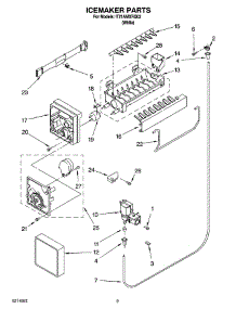 05 - Icemaker Parts parts for Whirlpool Refrigerator IT21AMXRQ03 from AppliancePartsPros.com