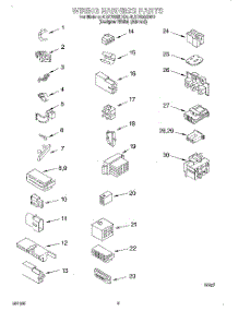 06 - Wiring Harness parts for Whirlpool Washer 4LSC9255DN0 from AppliancePartsPros.com