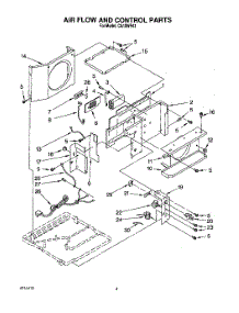 03 - Air Flow And Control parts for Whirlpool Air Conditioner CA10WR41 from AppliancePartsPros.com