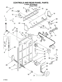 02 - Section parts for Whirlpool Washer 7MTAWS800JQ3 from AppliancePartsPros.com