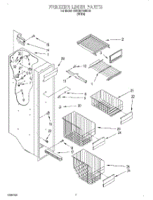 05 - Freezer Liner parts for Whirlpool Refrigerator 3XKGN7050F00 from AppliancePartsPros.com