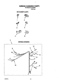 09 - Wiring Harness parts for Whirlpool Washer AL2121WW1 from AppliancePartsPros.com