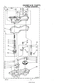 07 - Gearcase parts for Whirlpool Washer LA6380XPW0 from AppliancePartsPros.com