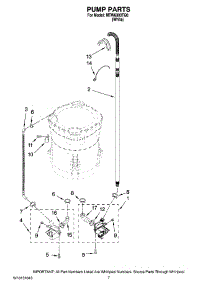 04 - Pump Parts, Optional Parts (Not Included) parts for Maytag Washer MTW6300TQ0 from AppliancePartsPros.com