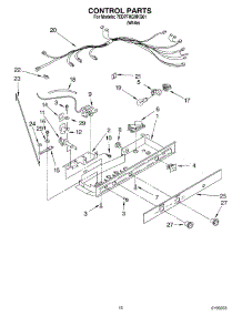 11 - Control parts for Whirlpool Refrigerator 7ED7FHGXKQ01 from AppliancePartsPros.com