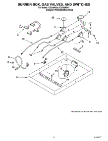 02 - Burner Box, Gas Valves, And Switches parts for Whirlpool Cooktop ICS300RQ01 from AppliancePartsPros.com