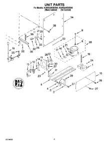 04 - Unit Parts parts for Kitchenaid Wine Cooler KUWS24RSSS00 from AppliancePartsPros.com
