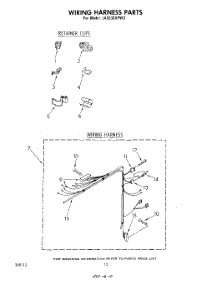 08 - Wiring Harness parts for Whirlpool Washer LA5530XPW3 from AppliancePartsPros.com