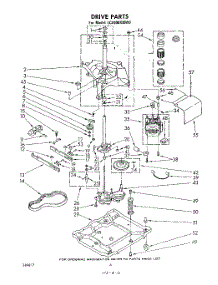 04 - Drive parts for Whirlpool Washer LC4900XMW0 from AppliancePartsPros.com
