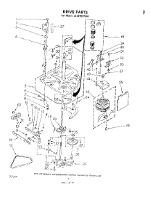 03 - Drive parts for Whirlpool Washer LA5380XPW0 from AppliancePartsPros.com