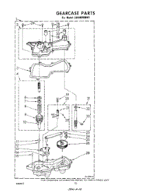 07 - Gearcase parts for Whirlpool Washer LA5580XMW1 from AppliancePartsPros.com