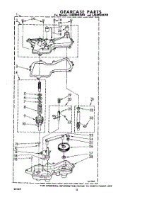 08 - Gearcase parts for Whirlpool Washer LA5800XKW0 from AppliancePartsPros.com