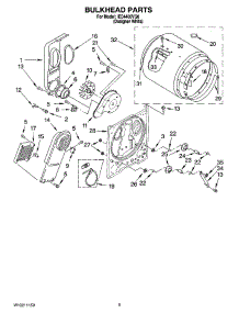 03 - Bulkhead Parts, Optional Parts (Not Included) parts for Whirlpool Dryer IED4400VQ0 from AppliancePartsPros.com