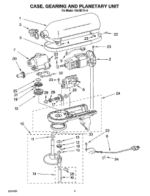 03 - Case, Gearing, And Planetary Unit parts for Whirlpool KA15E1X-0 from AppliancePartsPros.com