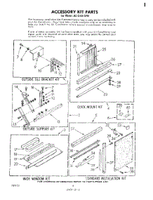 04 - Section parts for Whirlpool Air Conditioner ACE144XP0 from AppliancePartsPros.com