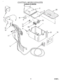 04 - Control Module parts for Whirlpool Air Conditioner 4CACM18ND0 from AppliancePartsPros.com