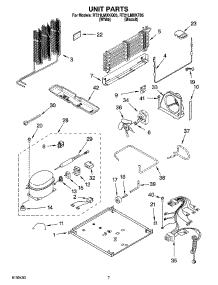 04 - Unit Parts parts for Whirlpool Refrigerator RT21LMXKT05 from AppliancePartsPros.com