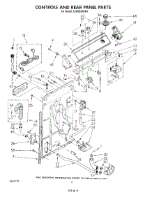 03 - Controls And Rear Panel parts for Whirlpool Washer 3LA5580XSW1 from AppliancePartsPros.com