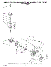 04 - Brake, Clutch, Gearcase, Motor And Pump Parts parts for Maytag Washer NTW5700TQ0 from AppliancePartsPros.com
