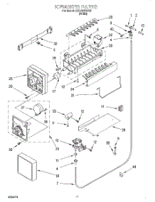06 - Ice Maker parts for Whirlpool Refrigerator 3XKVN490000 from AppliancePartsPros.com