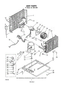 03 - Unit parts for Whirlpool Air Conditioner AC1804XM0 from AppliancePartsPros.com