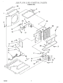 03 - Air Flow And Control parts for Whirlpool Air Conditioner R812 from AppliancePartsPros.com