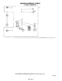 07 - Miscellaneous , Literature And Optional parts for Whirlpool Washer LA6680XPW0 from AppliancePartsPros.com