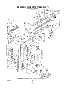 03 - Controls And Rear Panel parts for Whirlpool Washer LA6300XSW1 from AppliancePartsPros.com